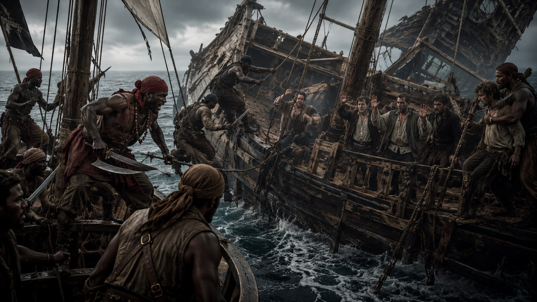 La captura en alta mar
