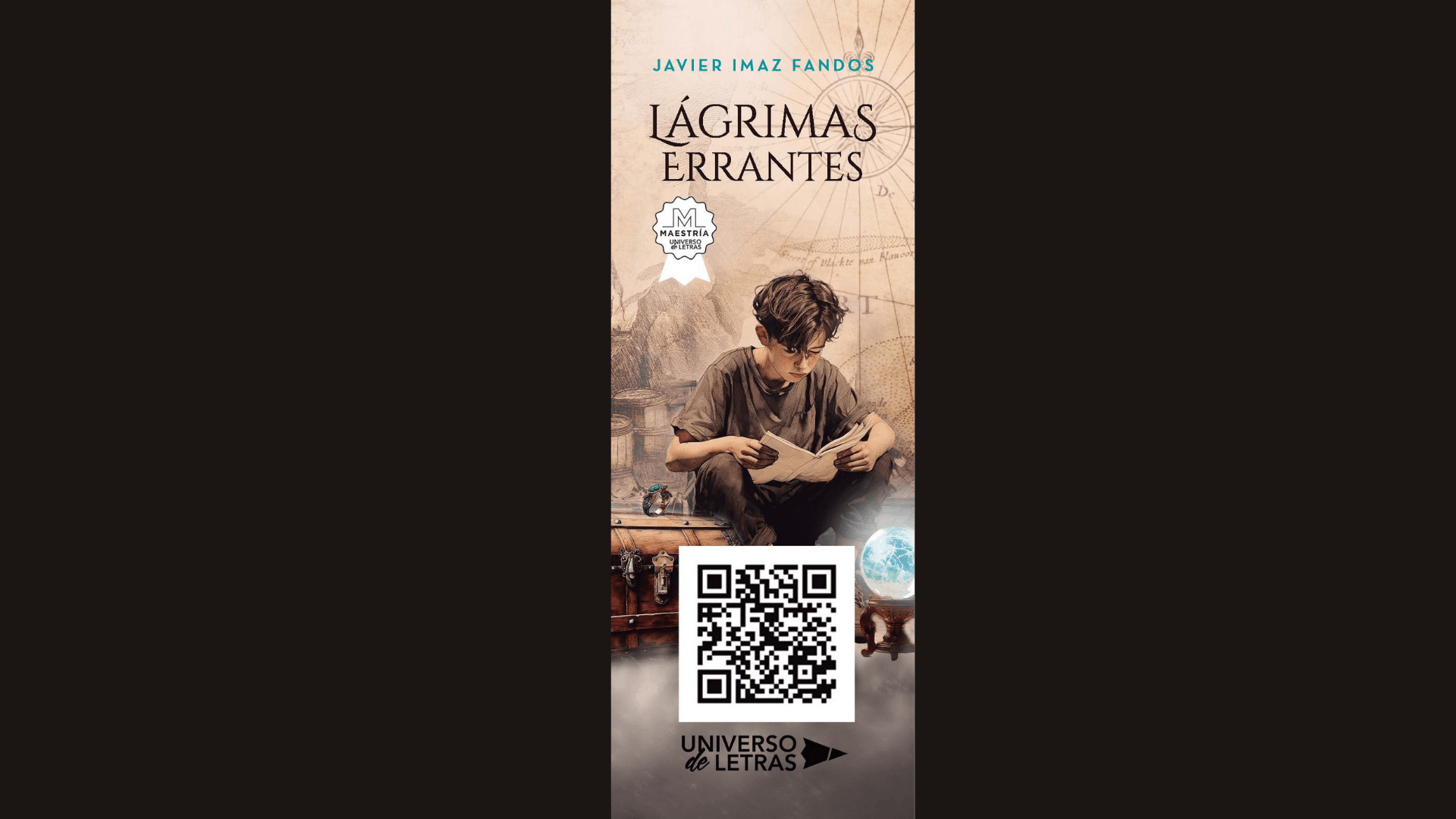 Roll-up de Lágrimas Errantes con código QR