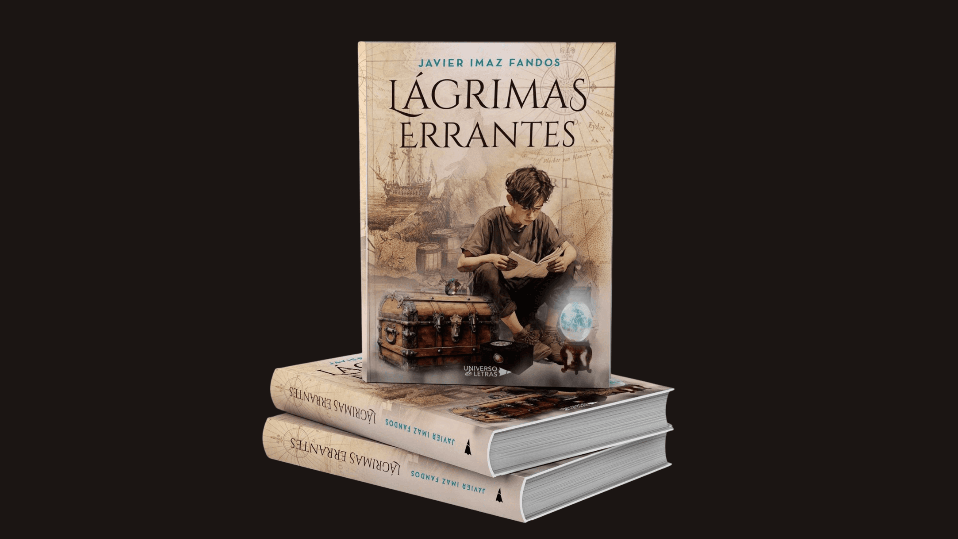 Ejemplares de Lágrimas Errantes en el Día del Libro