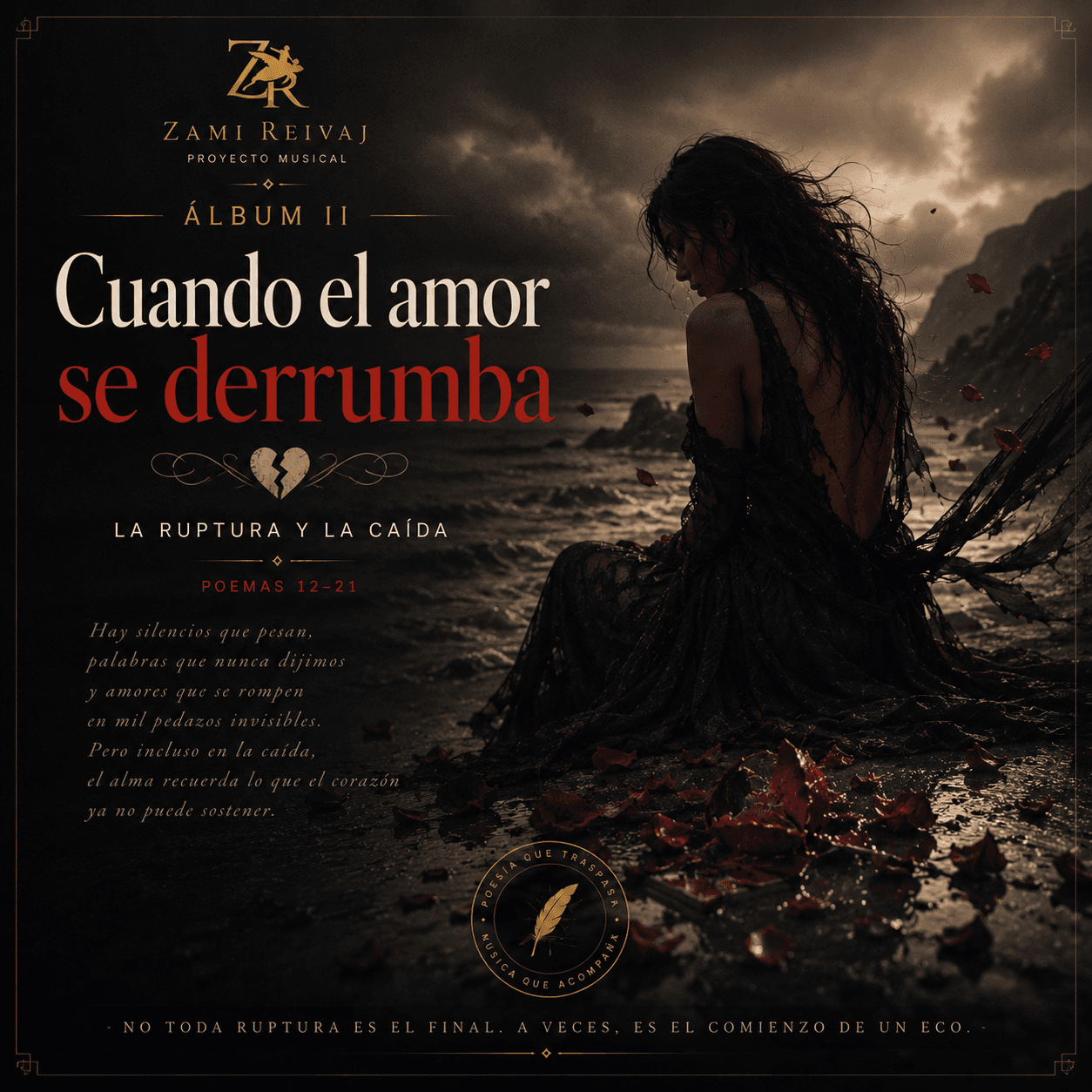 Portada del álbum Cuando el amor se derrumba de Zami Reivaj
